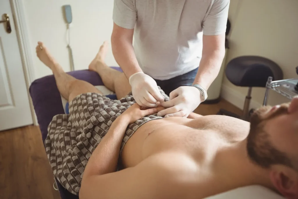 Shockwave therapy for erectile dysfunction treatment in Birmingham clinic